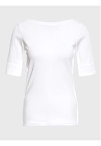 Lauren Ralph Lauren Bluzka 200654963 Biały Regular Fit. Kolor: biały. Materiał: bawełna #5