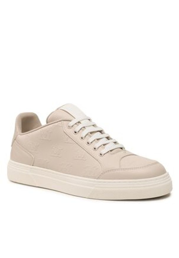 Max Mara Sneakersy Damiersneaker 23476605376 Szary. Kolor: szary. Materiał: skóra