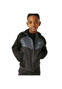 Regatta - Kurtka hybrydowa dziecięca Kielder VIII. Kolor: czarny. Materiał: polar, puch. Styl: elegancki, sportowy #1