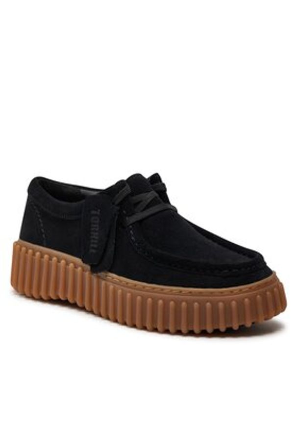 Clarks Półbuty Torhill Bee 26172044 Czarny. Kolor: czarny. Materiał: skóra
