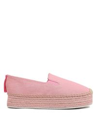 Hugo Espadryle 50493056 Różowy. Kolor: różowy. Materiał: materiał