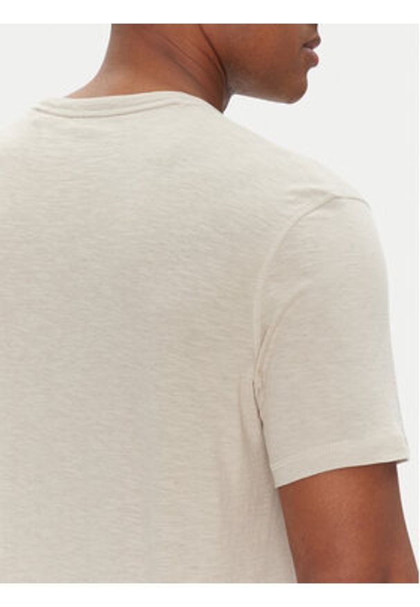 BOSS T-Shirt Tegood 50508243 Beżowy Regular Fit. Kolor: beżowy. Materiał: bawełna