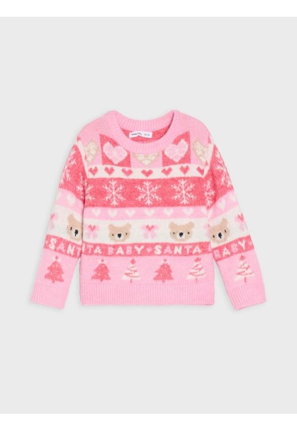 Sinsay - Sweter z motywem świątecznym - wielobarwny. Styl: wizytowy