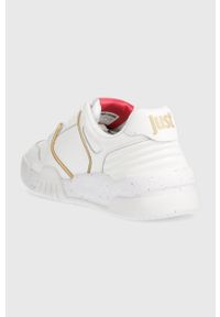 Just Cavalli sneakersy kolor biały 75RA3SA1 ZP376 003. Nosek buta: okrągły. Zapięcie: sznurówki. Kolor: biały. Materiał: guma #4