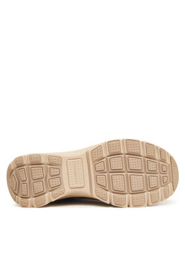 skechers - Skechers Botki Easy Going 168045/CSNT Brązowy. Kolor: brązowy. Materiał: skóra