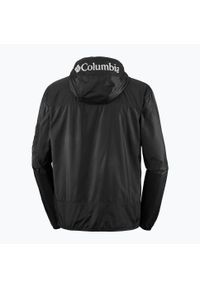 columbia - Kurtka Przejściowa Męska Columbia Challenger Windbreaker Anorak. Kolor: czarny. Materiał: poliester