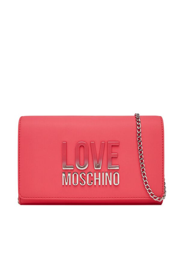 Love Moschino - LOVE MOSCHINO Torebka JC4260PP0MKD0615 Różowy. Kolor: różowy. Materiał: skórzane