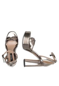 Nine West Sandały AAHIDA ZL23002CC Srebrny. Kolor: srebrny. Materiał: syntetyk