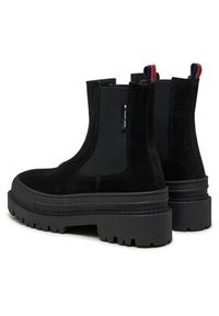 Tommy Jeans Sztyblety Tjw Foxing Chelsea Suede EN0EN02631 Czarny. Kolor: czarny. Materiał: zamsz, skóra #3