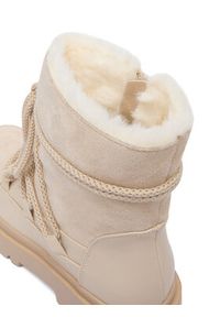 DeeZee Śniegowce HX24027-1 Écru. Materiał: materiał #6