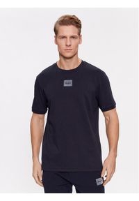 Hugo T-Shirt Diragolino_V 50501005 Granatowy Regular Fit. Kolor: niebieski. Materiał: bawełna