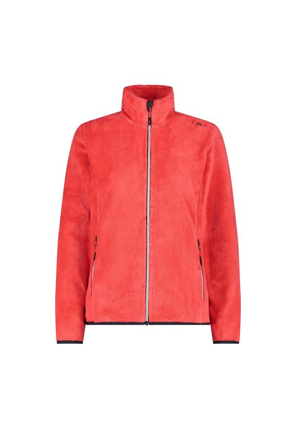 Bluza damska turystyczna CMP 38P1536. Okazja: na co dzień. Kolor: czerwony. Styl: casual, sportowy. Sport: turystyka piesza