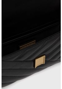 Tory Burch torebka skórzana kolor czarny. Kolor: czarny. Materiał: skórzane #4