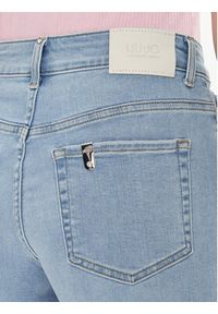Liu Jo Szorty jeansowe UA4176 D4615 Niebieski Slim Fit. Kolor: niebieski. Materiał: bawełna #4
