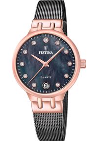 Zegarek damski Festina F20717-2 CYRKONIE czarny. Kolor: czarny #1