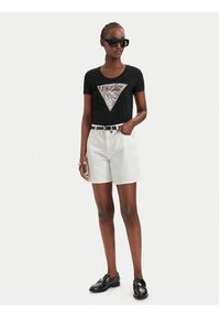 Guess T-Shirt W6GI19 K3042 Czarny Regular Fit. Kolor: czarny. Materiał: bawełna #3