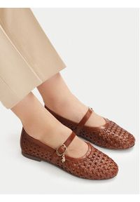 U.S. Polo Assn. Baleriny EO-LARISA001W/6L1 Brązowy jasny. Kolor: brązowy. Materiał: skóra #5