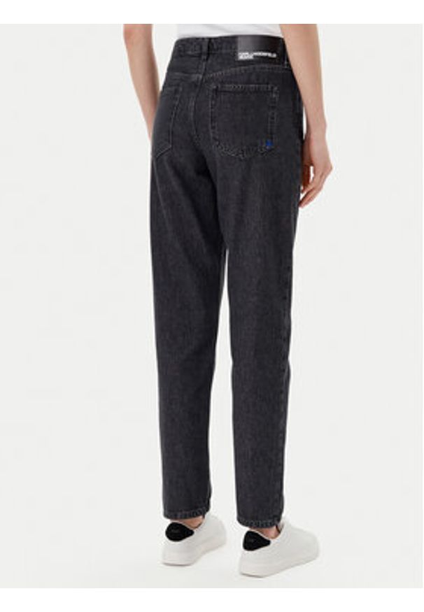 Karl Lagerfeld Jeans Jeansy A2W10138 Czarny Mom Fit. Kolor: czarny