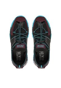Versace Jeans Couture Sneakersy 79YA3SI3 Czarny. Kolor: czarny. Materiał: materiał #4