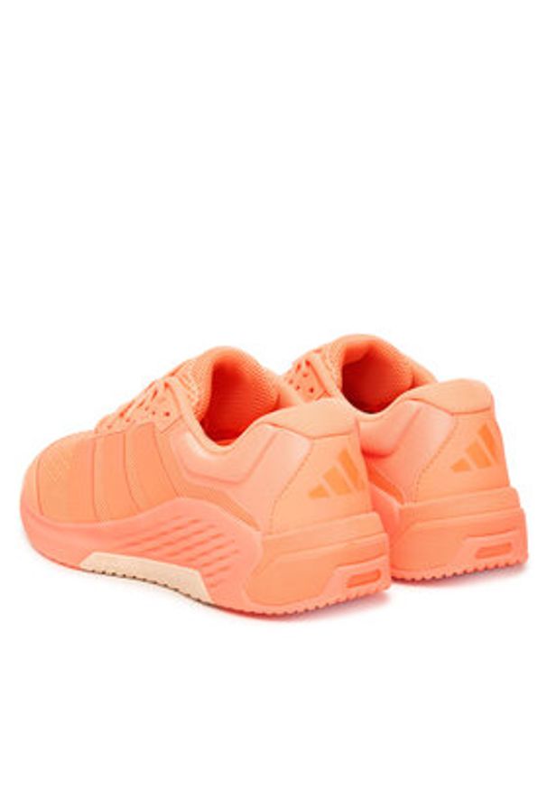 Adidas - adidas Buty na siłownię Dropset 4 JR4665 Pomarańczowy. Kolor: pomarańczowy. Materiał: materiał. Sport: fitness