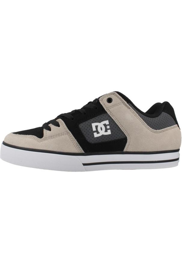 DC Shoes - Tenisówki Dc Model Pure M Shoe Kolor Beżowy. Kolor: beżowy. Materiał: skóra, tkanina, syntetyk
