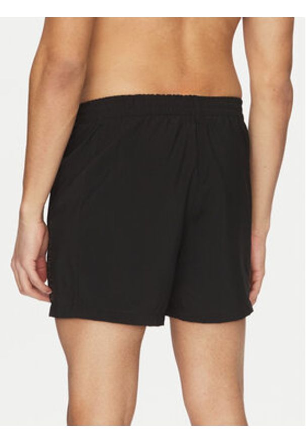 Calvin Klein Swimwear Szorty kąpielowe KM0KM01096 Czarny Regular Fit. Kolor: czarny. Materiał: syntetyk
