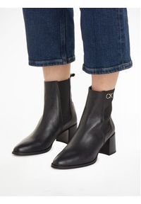 Calvin Klein Botki Almond Chelsea Boot W/Hw 55 HW0HW01814 Czarny. Kolor: czarny. Materiał: skóra #3