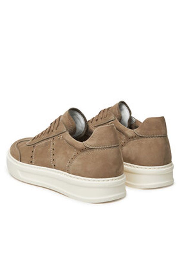 Fabi Sneakersy FU0261 Brązowy. Kolor: brązowy. Materiał: skóra