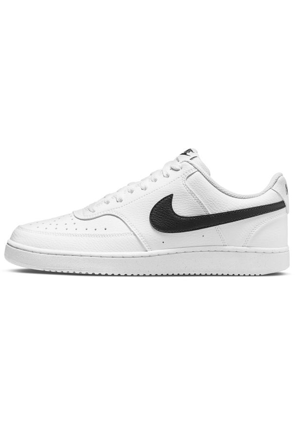 Buty Nike Court Vision, Mężczyźni. Kolor: czarny, biały, wielokolorowy. Materiał: syntetyk, tkanina, materiał. Szerokość cholewki: normalna. Model: Nike Court. Sport: turystyka piesza
