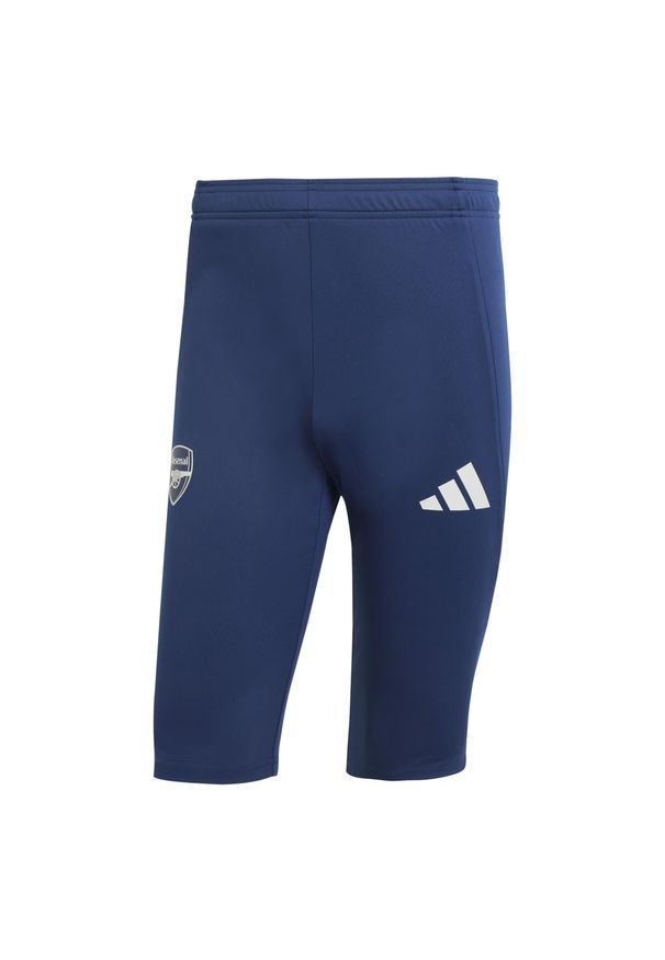 Adidas - Krótkie spodenki Aeroready Arsenal 2025/26. Kolor: niebieski. Długość: krótkie. Sport: piłka nożna