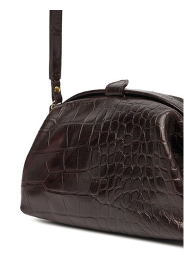 BALAGAN - Balagan Torebka Hug L Brązowy. Kolor: brązowy. Materiał: skórzane