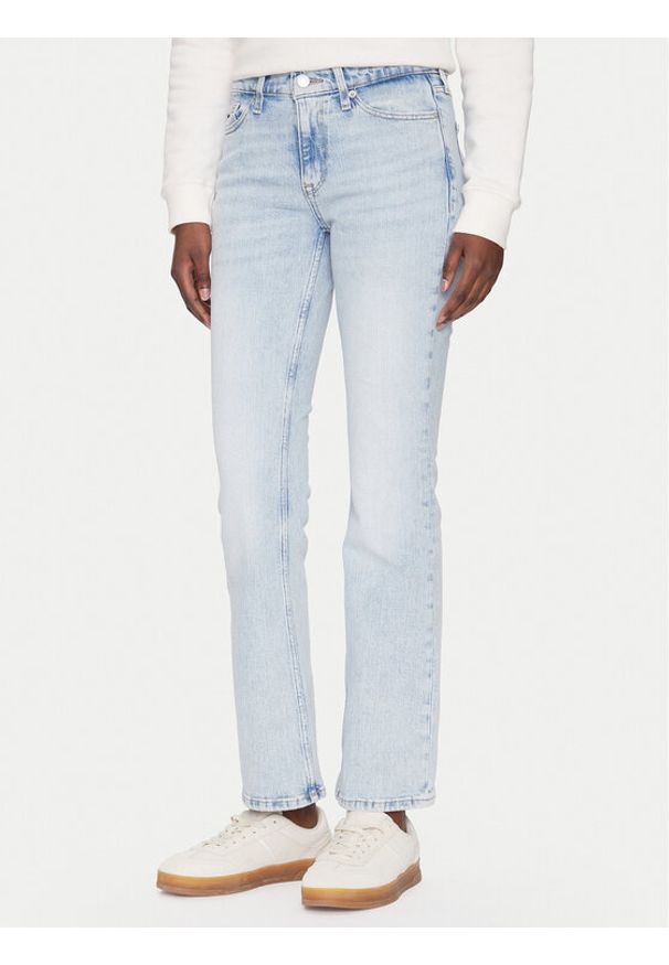 Tommy Jeans Jeansy Maddie DW0DW20053 Niebieski Bootcut Fit. Kolor: niebieski