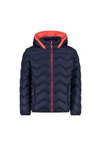 Kurtka puchowa z kapturem 3M™ Thinsulate™ dla dziewczynki CMP. Typ kołnierza: kaptur. Kolor: niebieski. Materiał: puch. Technologia: Thinsulate. Sport: turystyka piesza #1