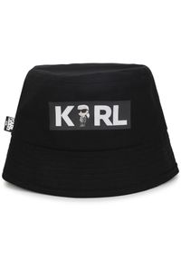 Kapelusz Karl Lagerfeld Kids. Kolor: czarny