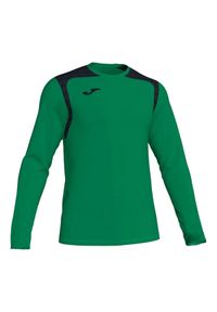 Joma - Dziecięca Koszulka Z Długim Rękawem Championship V. Kolor: zielony. Długość rękawa: długi rękaw. Długość: długie. Sport: turystyka piesza #1
