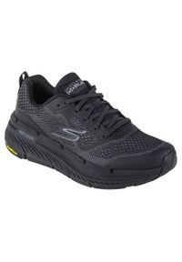 skechers - Buty do chodzenia męskie Skechers Max Cushioning Premier 2.0. Zapięcie: sznurówki. Kolor: czarny. Materiał: materiał. Szerokość cholewki: normalna. Model: Skechers Sport. Sport: bieganie, turystyka piesza