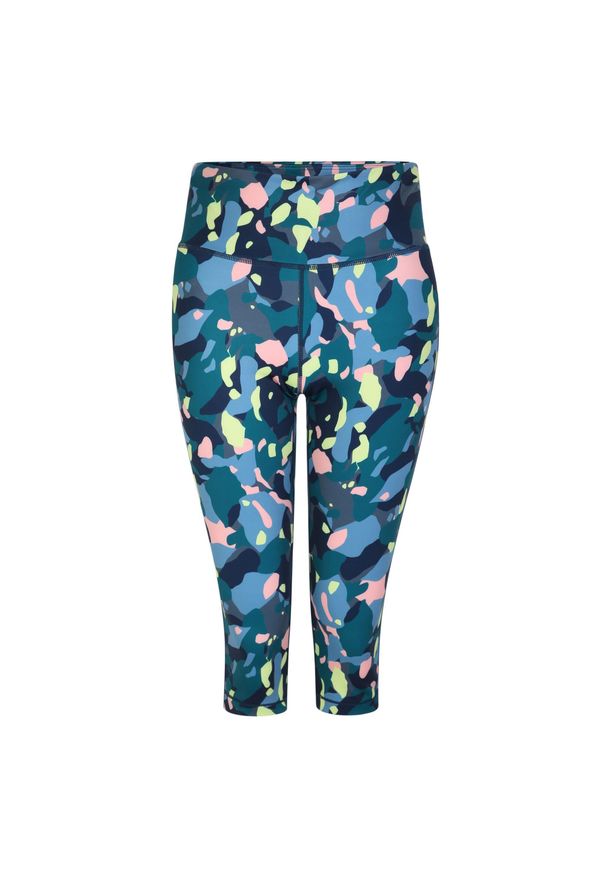 DARE 2B - Legginsy damskie fitness Dare 2B Influential. Kolor: niebieski, wielokolorowy. Materiał: elastan, poliester. Sport: fitness