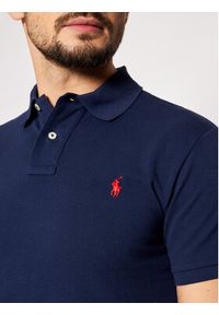 Polo Ralph Lauren Polo Core Replen 710795080 Granatowy Slim Fit. Typ kołnierza: polo. Kolor: niebieski. Materiał: bawełna #4