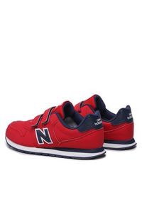 New Balance Sneakersy GV500TN1 Czerwony. Kolor: czerwony #4