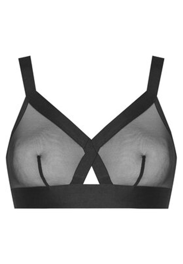 DKNY Biustonosz bezfiszbinowy DK4084 Czarny. Kolor: czarny. Materiał: syntetyk