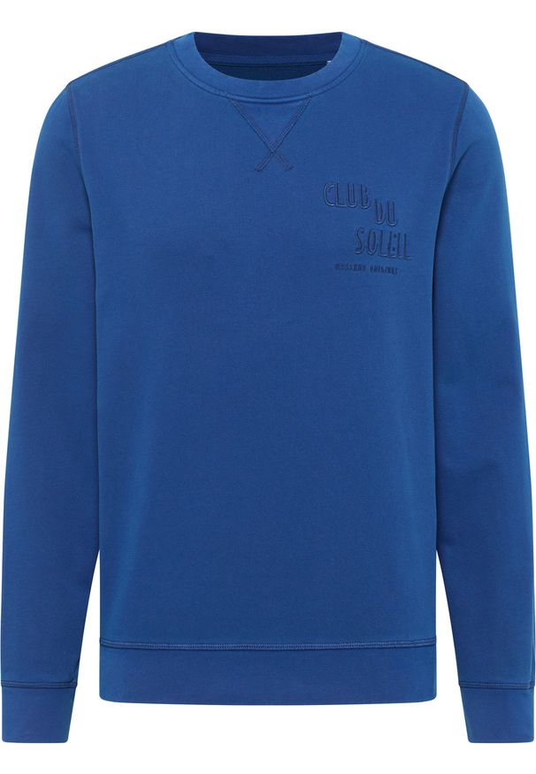 Męska Bluza Nierozpinana Mustang Style Clio Navy Peony 1016260 5445