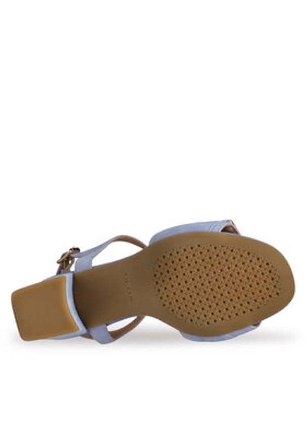 Geox Sandały D New Eraklia 50 D35RNB 00021 C4003 Niebieski. Kolor: niebieski. Materiał: zamsz, skóra