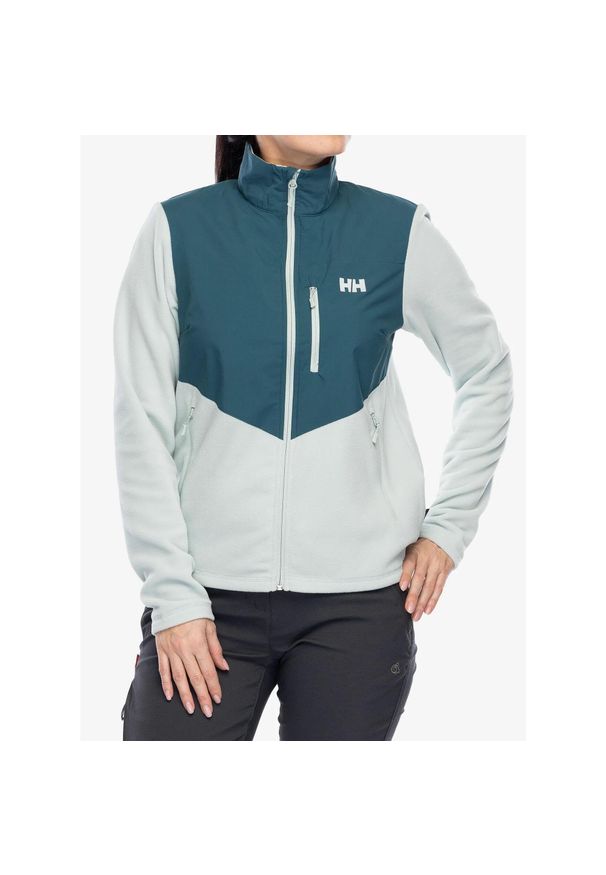 Bluza z zamkiem damska Helly Hansen Daybreaker Block Jacket. Kolor: zielony
