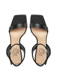 AGL Sandały Mimi D689001PCSOFTY0000 Czarny. Kolor: czarny. Materiał: skóra #3