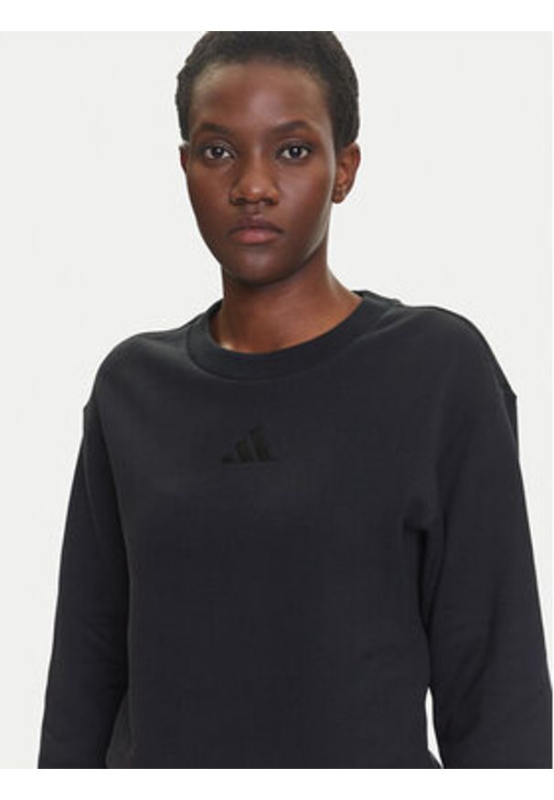 Adidas - adidas Bluza ALL SZN French Terry JJ1259 Czarny Regular Fit. Kolor: czarny. Materiał: bawełna