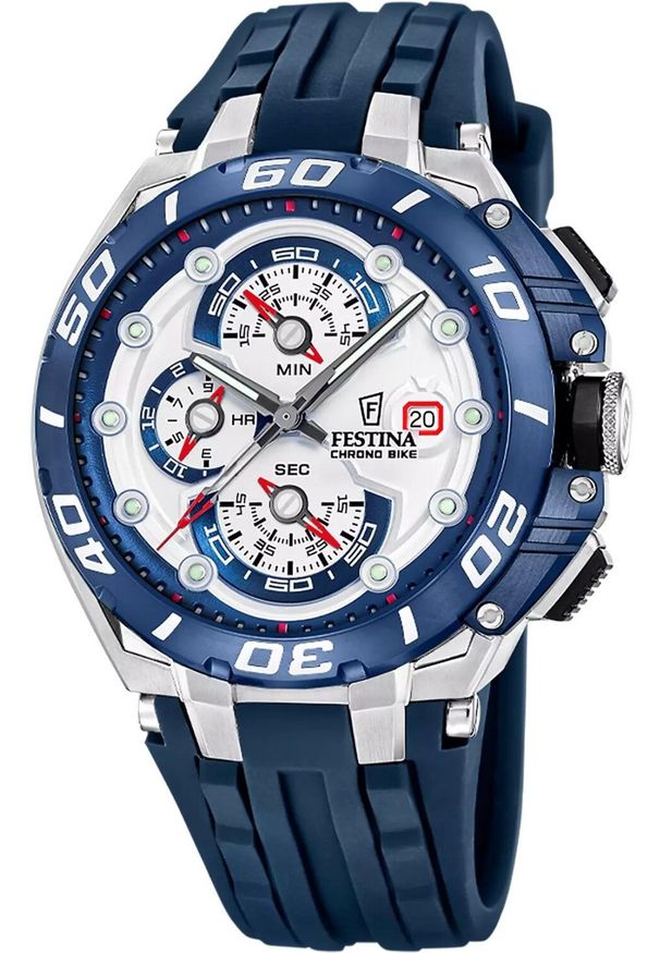 Zegarek Festina Zegarek męski Festina F20755-1 niebieski. Kolor: niebieski