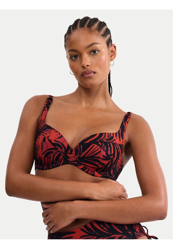 Triumph Góra od bikini Summer Palm 10226614 Brązowy. Kolor: brązowy. Materiał: syntetyk