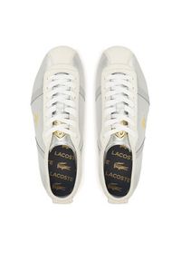 Lacoste Sneakersy Club-Low 7-50SFA0062 Srebrny. Kolor: srebrny. Materiał: skóra #4