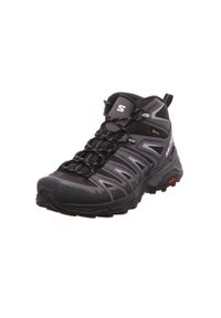 salomon - Buty trekkingowe męskie Salomon X Ultra Pioneer Mid Gtx Gore-tex. Wysokość cholewki: za kostkę. Zapięcie: sznurówki. Kolor: czarny. Materiał: materiał. Szerokość cholewki: normalna. Technologia: Gore-Tex