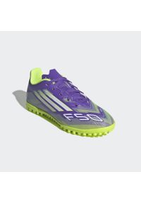 Adidas - Buty piłkarskie dla dzieci ADIDAS F50 Turf. Materiał: syntetyk. Szerokość cholewki: normalna. Sport: piłka nożna